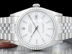 Rolex Datejust 36 Bianco Jubilee 16220 White Milk - Doppio Quadrante